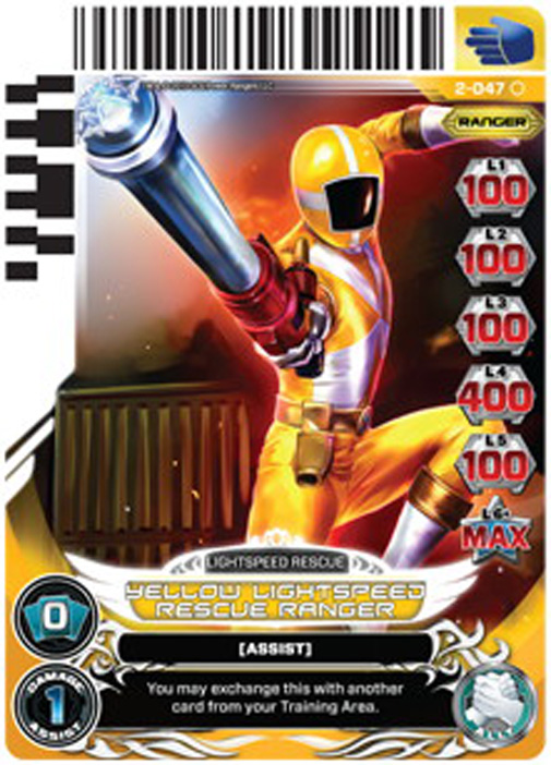 Yellow Lightspeed Rescue Ranger 047